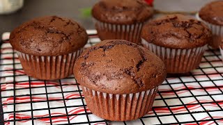 Chocolate Muffins | Measurements for 6 muffins | Muffins recipe