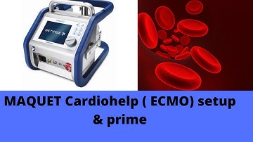 MAQUET Cardiohelp ( ECMO) setup & prime