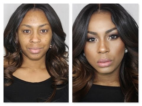 FOUNDATION HIGHLIGHT AND CONTOUR ROUTINE - YouTube