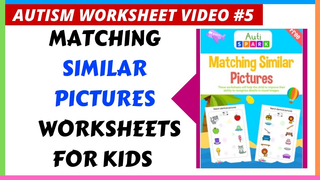 pics Autism Worksheets For Kindergarten youtube