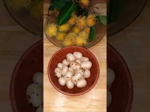 Spicy Rambuttan | Yellow Rambuttan | #shorts #organic #nandasdishes