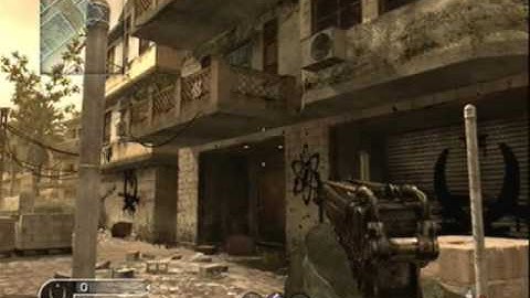 CoD4 Glitch - How To Get Out Of Backlot!!