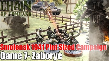 Tabletop CP: Chain of Command Smolensk 1941 PSC- Game 7 German blitz on Zaborye