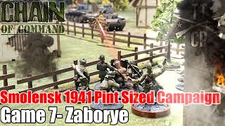 Tabletop CP: Chain of Command Smolensk 1941 PSC- Game 7 German blitz on Zaborye