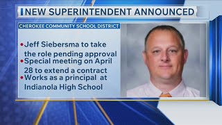 New Superintendent Announced for Cherokee Community School District