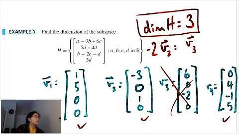 Linear Algebra Lay Section 4.5 Dimension of a Vector Space