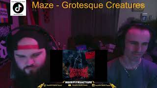 Maze - Grotesque Creatures ft. Kagami of Dexcore | OMG this song was insane! {Reaction}