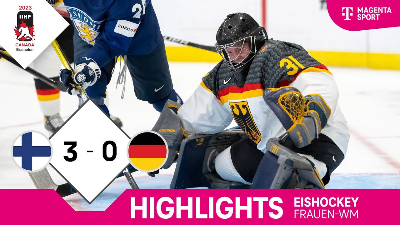 Finnland - Deutschland Highlights Eishockey Frauen WM 2023
