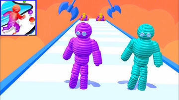 Max Levels in - Rope-Man Run 🥸🙀🤗Gameplay Big Update New Levels - Android, iOS 👩‍🦰👌