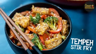 Healthy Tempeh Stir Fry Recipe | Easy Vegan Dinner Idea