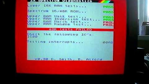 Retroleum test with Brendan Alford test rom