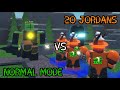 20 jordan stayts vs normal mode funny tower defense