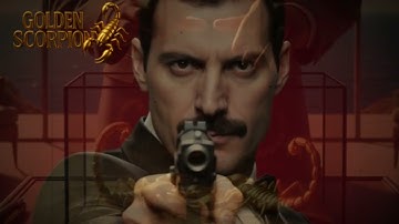Golden Scorpion (AI created Freddie Mercury as James Bond)