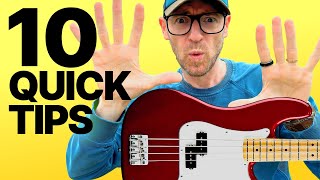 10 *Must Know* Tips for Beginner Bassists