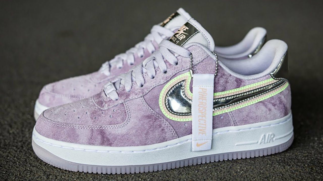 nike air force 1 violet star