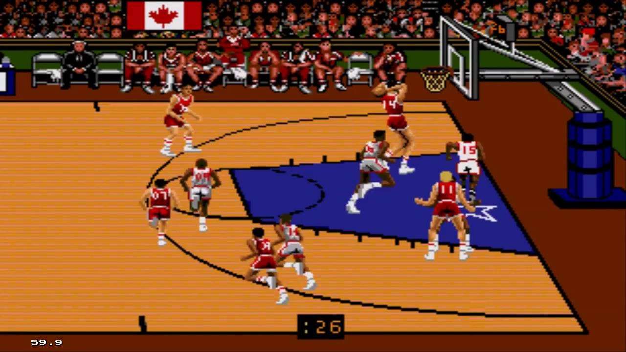 Team Usa Basketball Sega Genesis Gameplay Hd Youtube