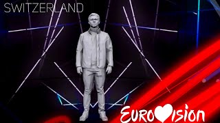 EUROVISION 2023 contest (concept performance) SWITZERLAND🇨🇭 - Gjon Tears - SILHOUETTE