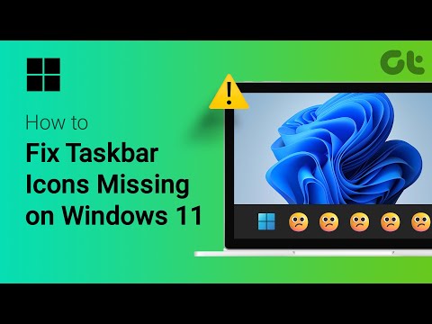 How to Fix Taskbar Icons Missing on Windows 11 | Taskbar Icons Not Showing? | 2024 Tutorial
