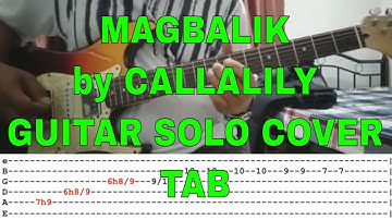 Magbalik by Callalily guitar solo cover TAB