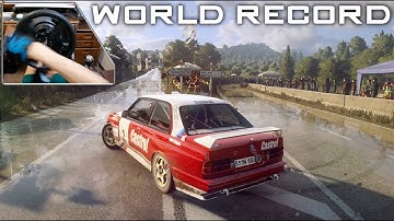 World Record #19 | BMW M3 E30 - Thrustmaster T300RS + TH8A Shifter | DiRT Rally2.0