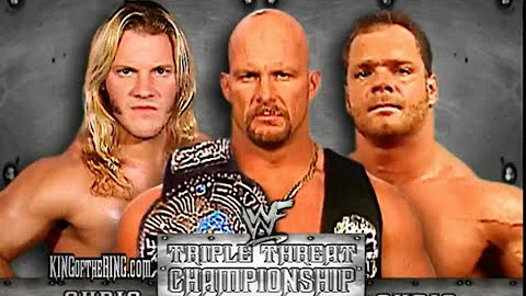 "Stone Cold" Steve Austin vs Chris Benoit vs Chris Jericho King Of The Ring 2001 Highlights