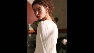 Download Lagu Hanxiuju Vintage White Cotton Women's Long Nightgowns Long Sleeve Sweet Girls Princess Sleepwear MP3