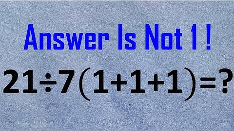 Everyone Gets This Math Problem Wrong....Except You?