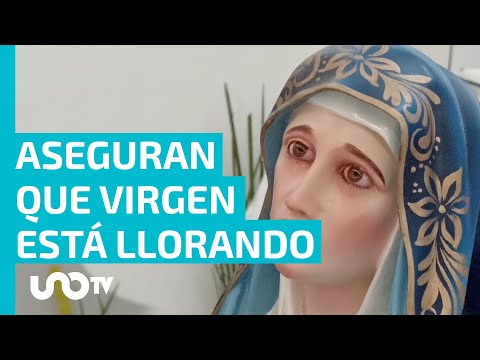 Virgen de los Dolores llora en El Chanal, Colima, reportan visitantes