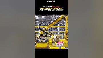 Amazon’s 750K Robots Revolutionize Warehousing! 🤖⚡#facts #shorts #trending #ai