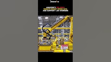 Amazon’s 750K Robots Revolutionize Warehousing! 🤖⚡#facts #shorts #trending #ai