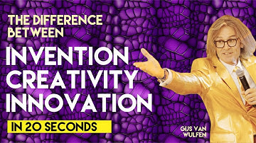 The difference between creativity, invention and innovation in 20 seconds