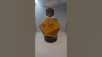 Giant D20 #dungeonsanddragons #dimension20 #flashforge #3dprintingasmr #asmr