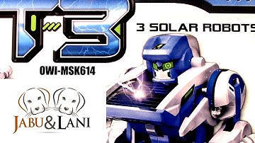 TL CS Transforming T3 Solar Powered Robots Dr Toy Winner Robot Mode Tank Mode And Scorpion Mode