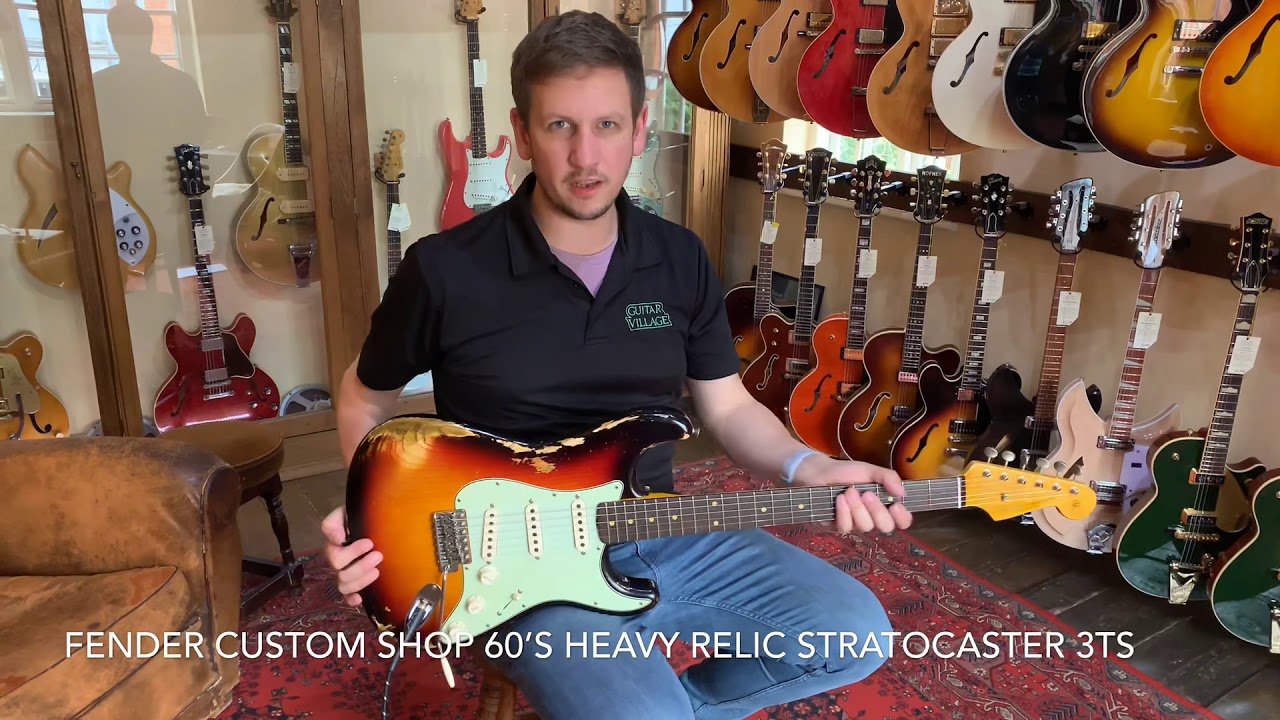 Fender Custom Shop 60's Heavy Relic Stratocaster Aged 3 Tone