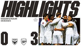 HIGHLIGHTS | Oxford United vs Arsenal (0-3) | Elneny and Nketiah (2) score, Vieira impresses!