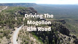 Driving The Mogollon Rim Road Near Heber Arizona