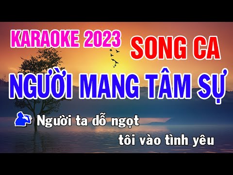 Người Mang Tâm Sự Karaoke Song Ca Nhạc Sống - Phối Mới Dễ Hát - Nhật Nguyễn