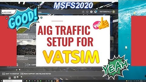 MSFS2020 *AIG TRAFFIC SETUP GUIDE FOR VATSIM*  Want real aircraft & liveries on Vatsim?