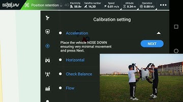 Brouav AG Drone Tutorial  ||  Accelerometer Calibration Instruction