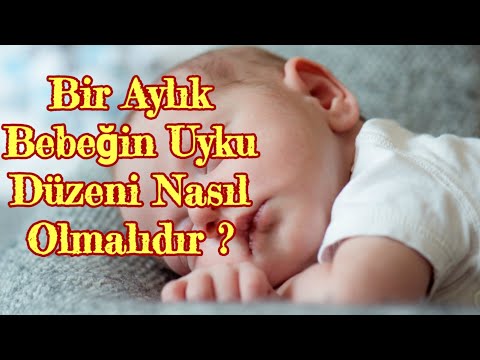 Video: 1 aylık bebeğimi nasıl uyarabilirim?