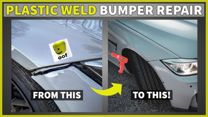 How to Repair a CRACKED BUMPER  Vicrez vzr101 Auto Body Plastic Bumper  Repair Kit 