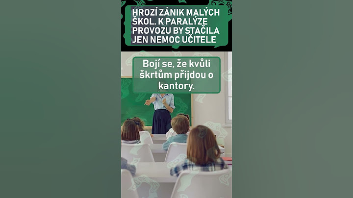 Hrozí zánik malých škol. K paralýze provozu by stačila jen nemoc učitele