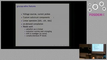 gnucap   recent work and directions