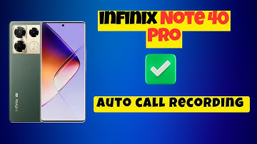 Auto call recording infinix Note 40 Pro || Set auto call recording | Auto call recording not working