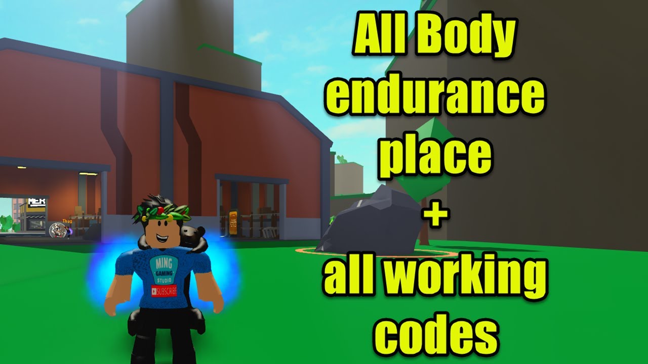body endurance places+all working codes Roblox Power simulator - YouTube