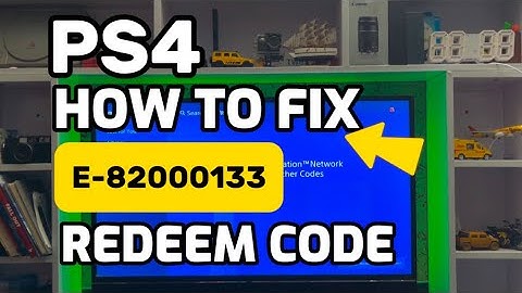 How To Fix PS4 Error E-82000133 The Voucher Code you have entered is already expired
