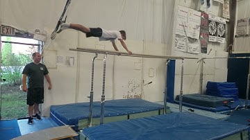 NEW Level 6 parallel bars routine w/ 1 bonus!