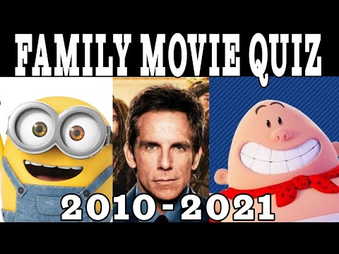 Guess the Family Movie by the Theme Song Quiz: 2010-2021