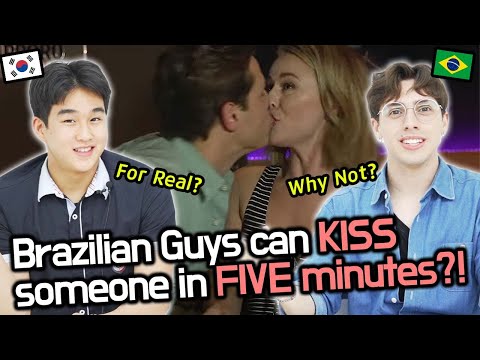 (Portuguese CC) Things that Only Brazilian Guys Do! (Korean Teen and Brazilian Guy Reaction)