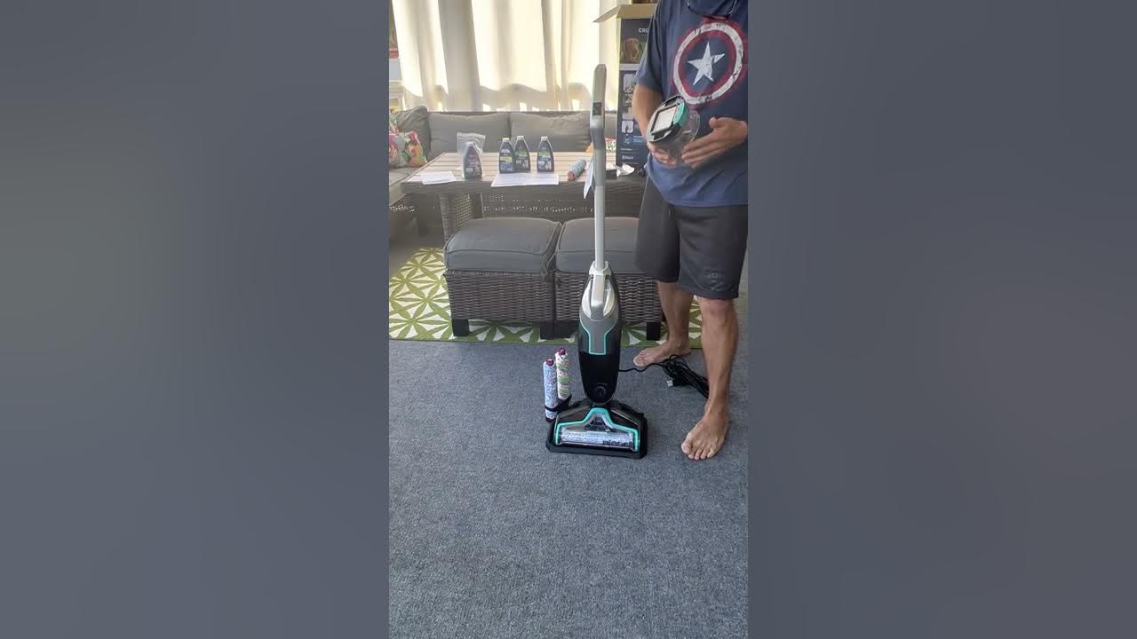 Video 2 of 3 how to use the basics of the Bissell CrossWave Pet Premier